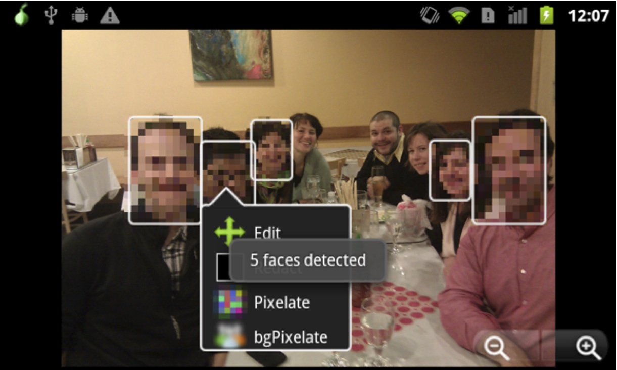 ObscuraCam Screen Capture