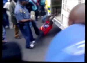 Citizen video documented a man dragged by a South African police van, before he died in jail of head injuries.