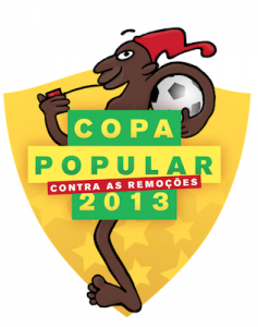 Saci, the mascot of the People's Cup