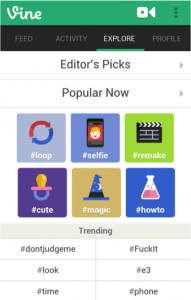 Android Vine: Besides the zoom feature, the Android software is a few paces behind the iOS version